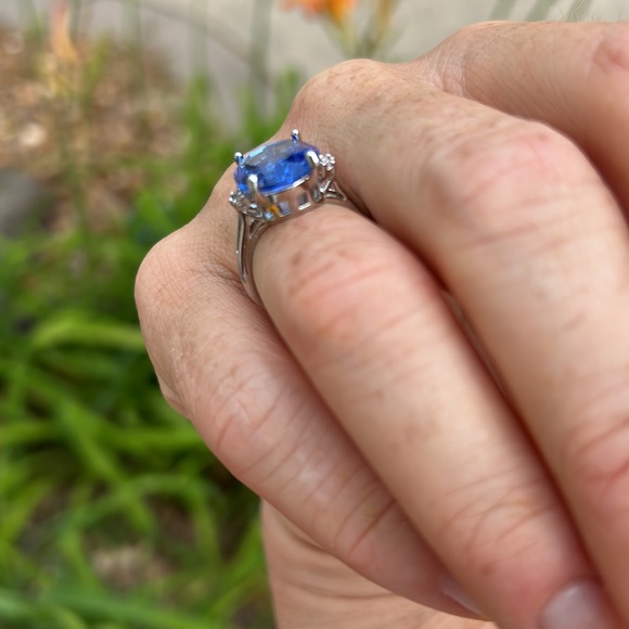 Simulated Sapphire Ring, 7.25 - Picture 5 of 10
